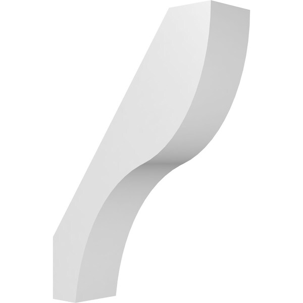 Ekena Millwork 3-in. W x 10-in. D x 14-in. H Geneva Architectural Grade PVC Knee Brace BRCP03X10X14GNV - main